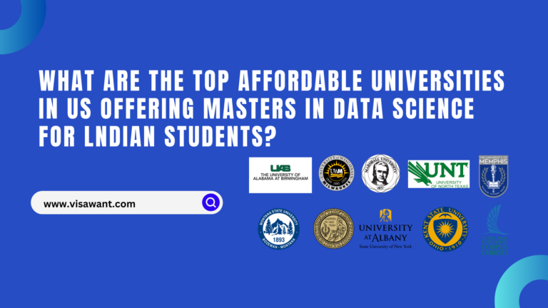 What are the Top Affordable Universities in US offering Masters in Data science for lndian students?